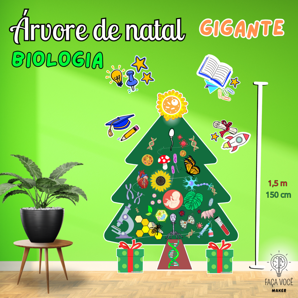 Rvore De Natal Biologia Gigante Fa A Voc Maker