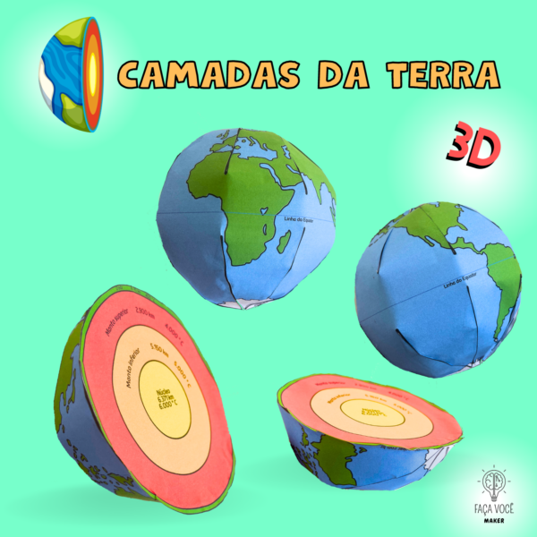 Camadas da Terra 3D