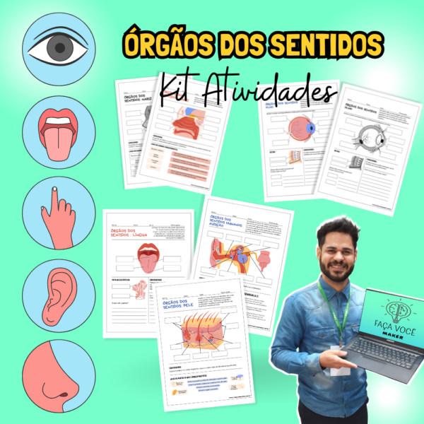 Órgãos dos Sentidos (Kit atividades)