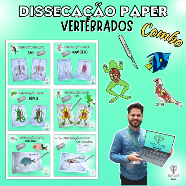 DISSECAÇÃO Vertebrados+Mapa conceitual (Combo)