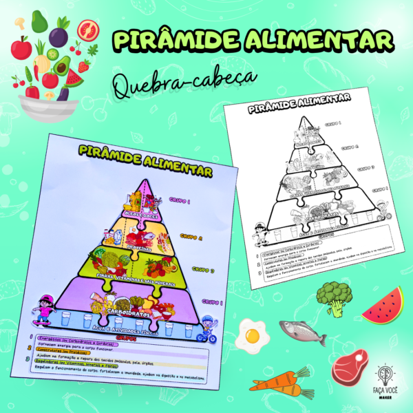 Pirâmide alimentar (Quebra-cabeça)