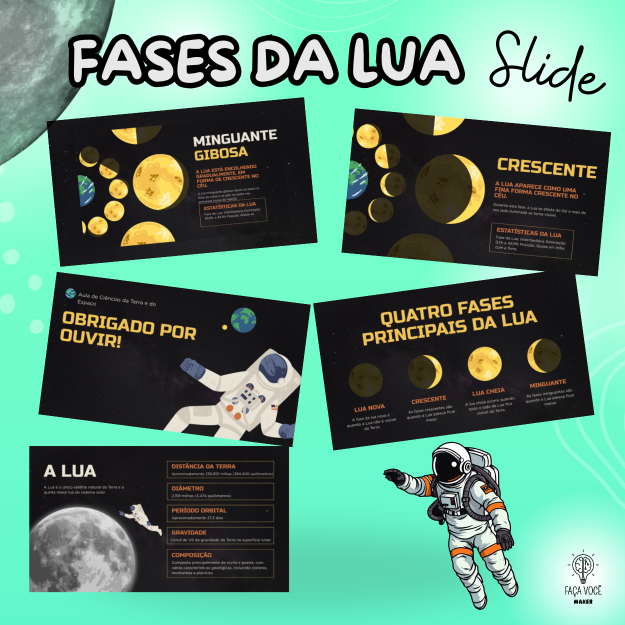 Fases da Lua (Slide)