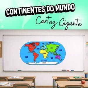 Continentes do Mundo (Cartaz)