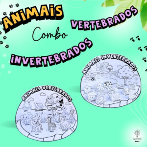 Animais Vertebrados e Invertebrados (Mine Maquete)