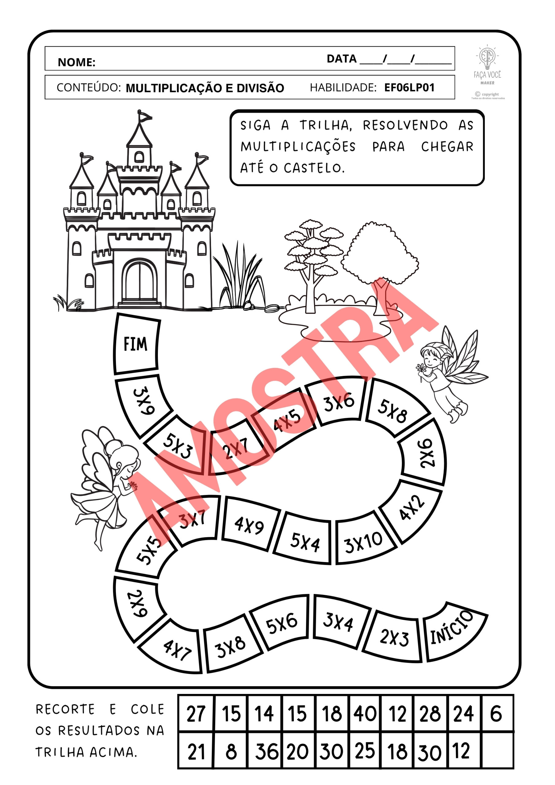 Atividades Adaptadas Matemática 6º ao 9º ano - Imagem 4