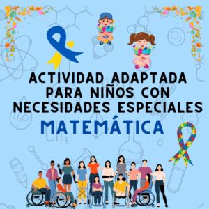 Actividad adaptada Matemática (Español)